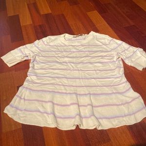 Loft Medium Petite Peplum Sweater. EUC.